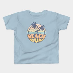 Beach Bum Vintage Retro Kids T-Shirt